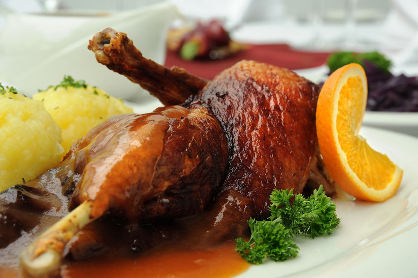 Gans, Klöße, Rotkohl, Traditionsgericht, 11.11.